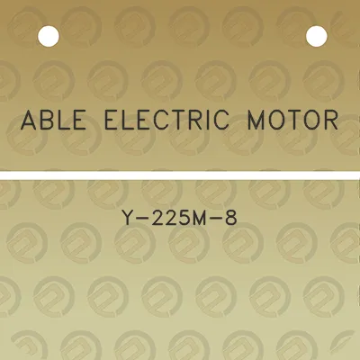 able-electric-motor-y-225m-8