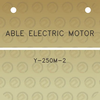 able-electric-motor-y-250m-2