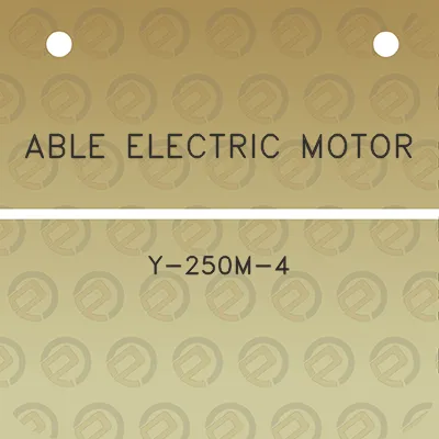 able-electric-motor-y-250m-4