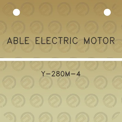 able-electric-motor-y-280m-4