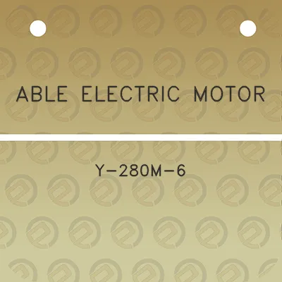 able-electric-motor-y-280m-6