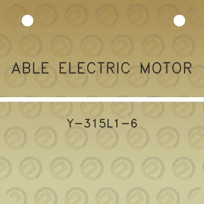 able-electric-motor-y-315l1-6