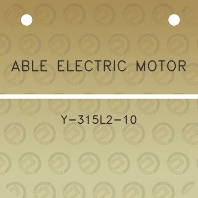 able-electric-motor-y-315l2-10