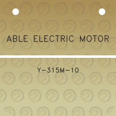 able-electric-motor-y-315m-10