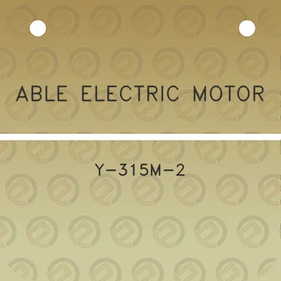 able-electric-motor-y-315m-2