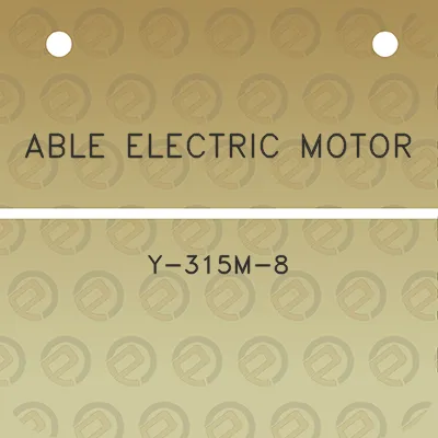 able-electric-motor-y-315m-8