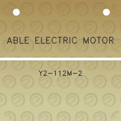 able-electric-motor-y2-112m-2