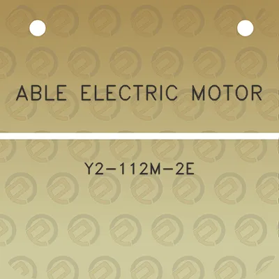 able-electric-motor-y2-112m-2e