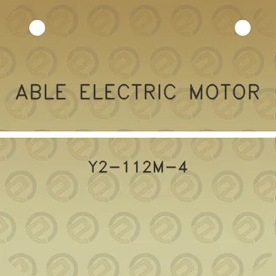 able-electric-motor-y2-112m-4