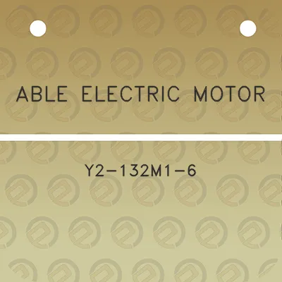 able-electric-motor-y2-132m1-6