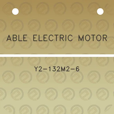 able-electric-motor-y2-132m2-6