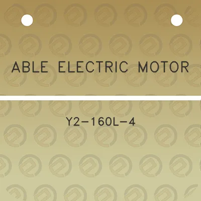 able-electric-motor-y2-160l-4