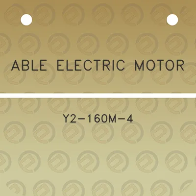 able-electric-motor-y2-160m-4