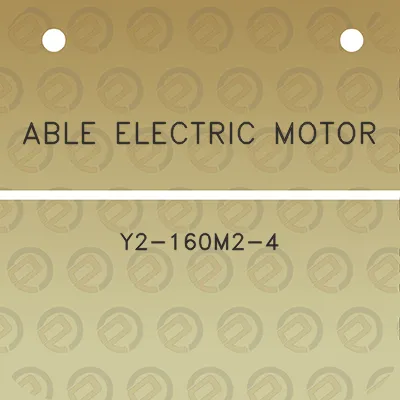 able-electric-motor-y2-160m2-4