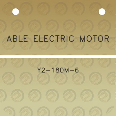 able-electric-motor-y2-180m-6