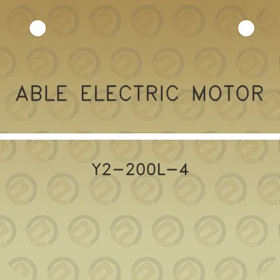 able-electric-motor-y2-200l-4