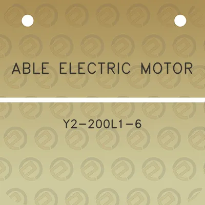 able-electric-motor-y2-200l1-6