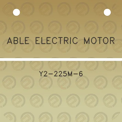 able-electric-motor-y2-225m-6