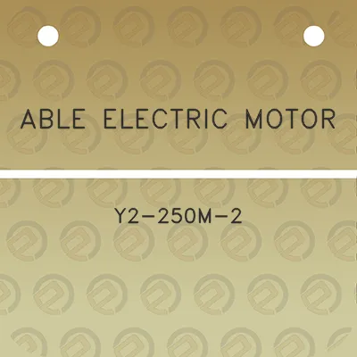 able-electric-motor-y2-250m-2