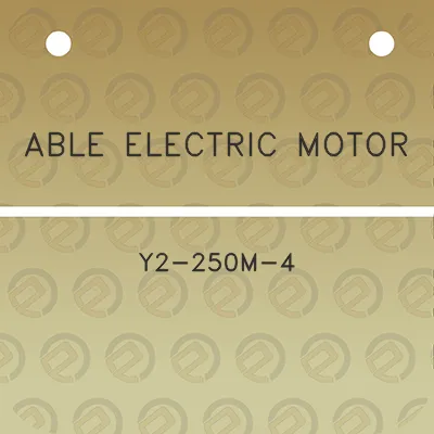 able-electric-motor-y2-250m-4