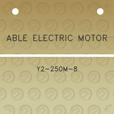 able-electric-motor-y2-250m-8