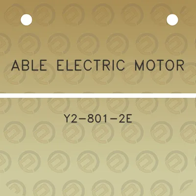 able-electric-motor-y2-801-2e