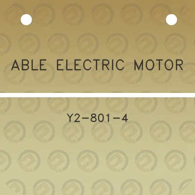 able-electric-motor-y2-801-4