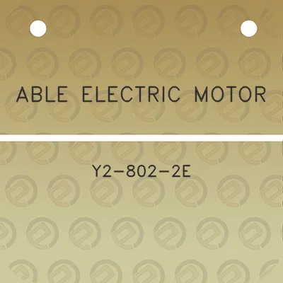 able-electric-motor-y2-802-2e