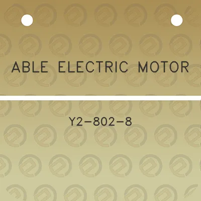 able-electric-motor-y2-802-8