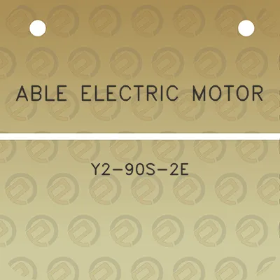 able-electric-motor-y2-90s-2e