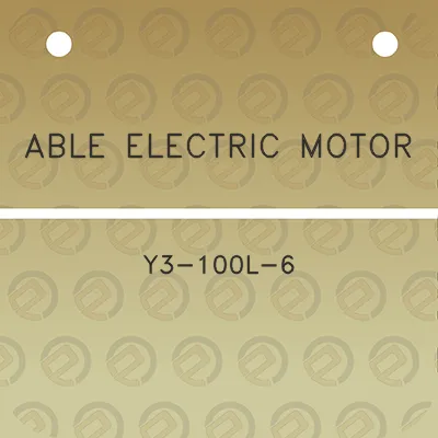 able-electric-motor-y3-100l-6