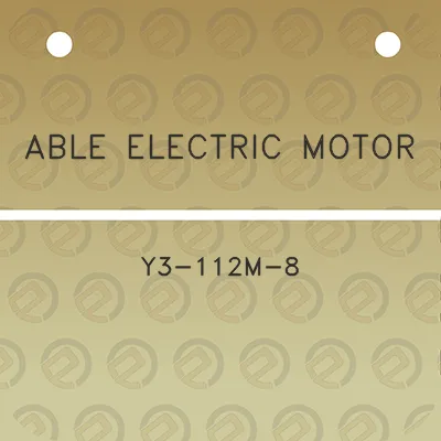 able-electric-motor-y3-112m-8