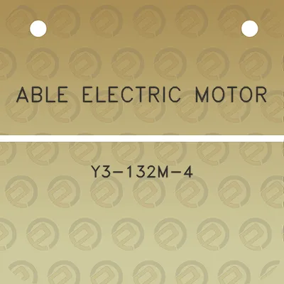 able-electric-motor-y3-132m-4