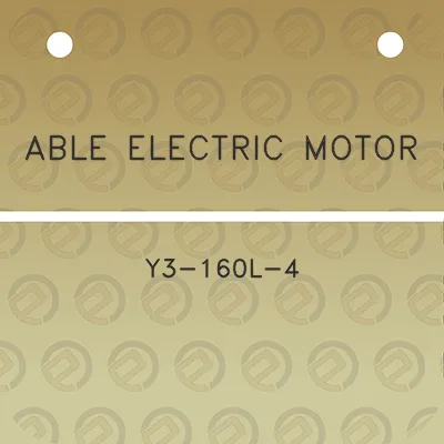 able-electric-motor-y3-160l-4