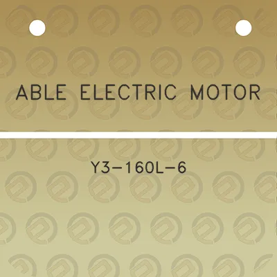 able-electric-motor-y3-160l-6