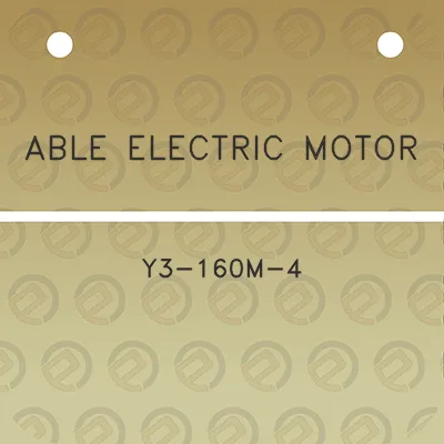 able-electric-motor-y3-160m-4