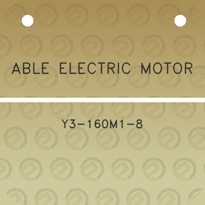 able-electric-motor-y3-160m1-8