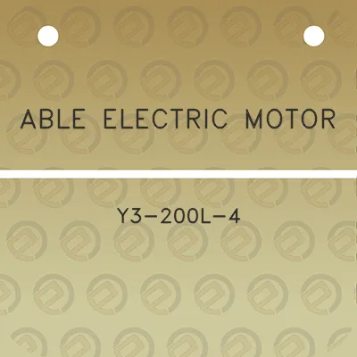 able-electric-motor-y3-200l-4