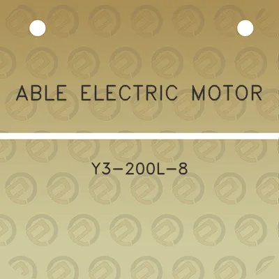 able-electric-motor-y3-200l-8