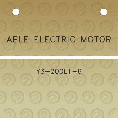 able-electric-motor-y3-200l1-6