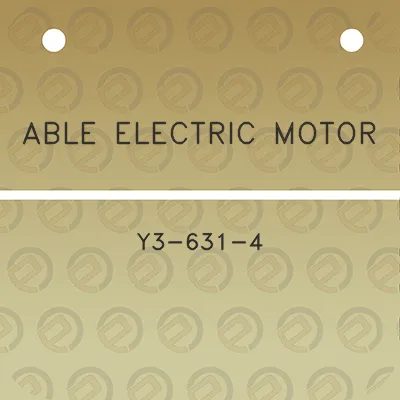 able-electric-motor-y3-631-4