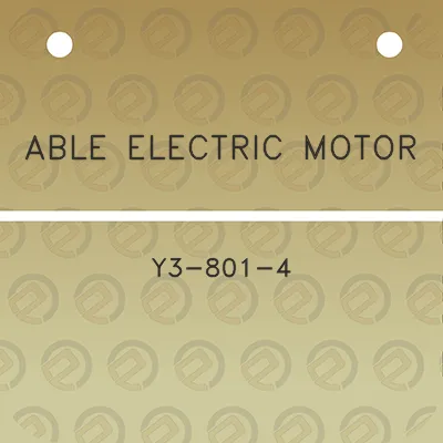 able-electric-motor-y3-801-4