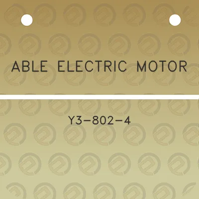 able-electric-motor-y3-802-4