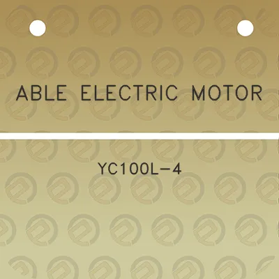 able-electric-motor-yc100l-4