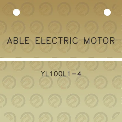 able-electric-motor-yl100l1-4