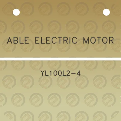 able-electric-motor-yl100l2-4