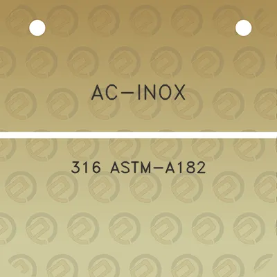 ac-inox-316-astm-a182