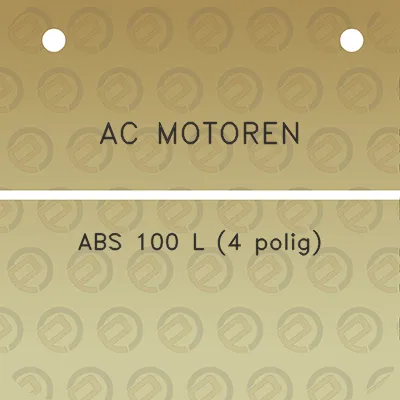 ac-motoren-abs-100-l-4-polig