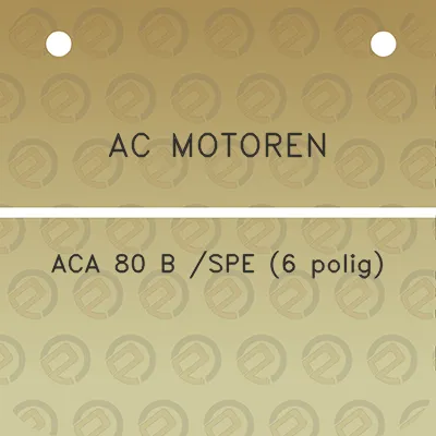 ac-motoren-aca-80-b-spe-6-polig