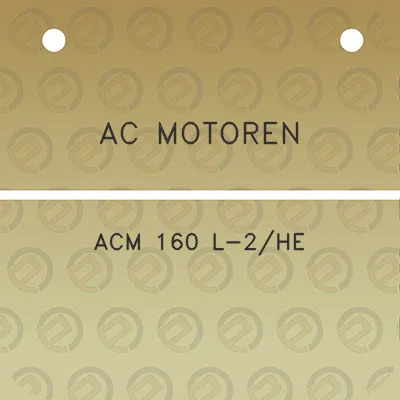 ac-motoren-acm-160-l-2he